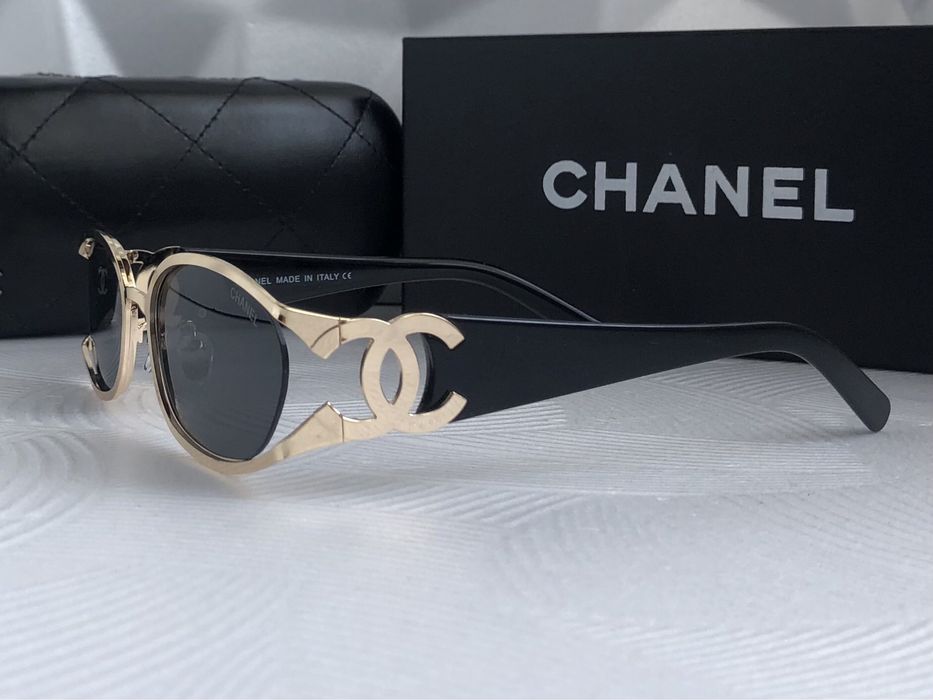 Дамски слънчеви очила кръгли овални елипса 2 цвята златни сребърни