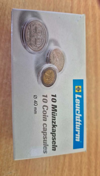 Капсулы для монет диаметр 40 мм.