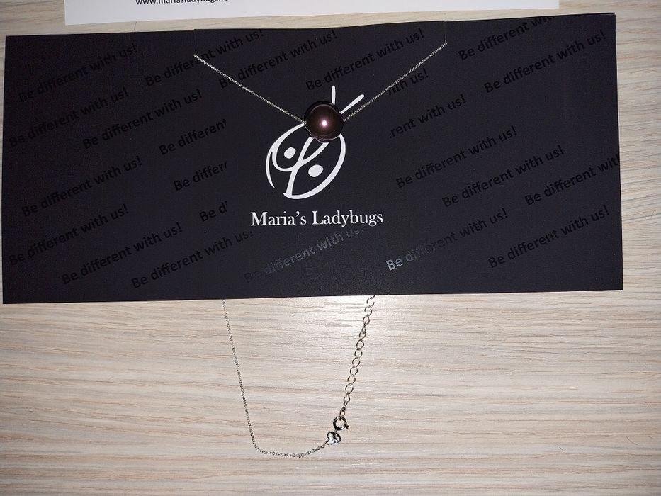 Lantisor/lant argint 925 cu perla Swarovski