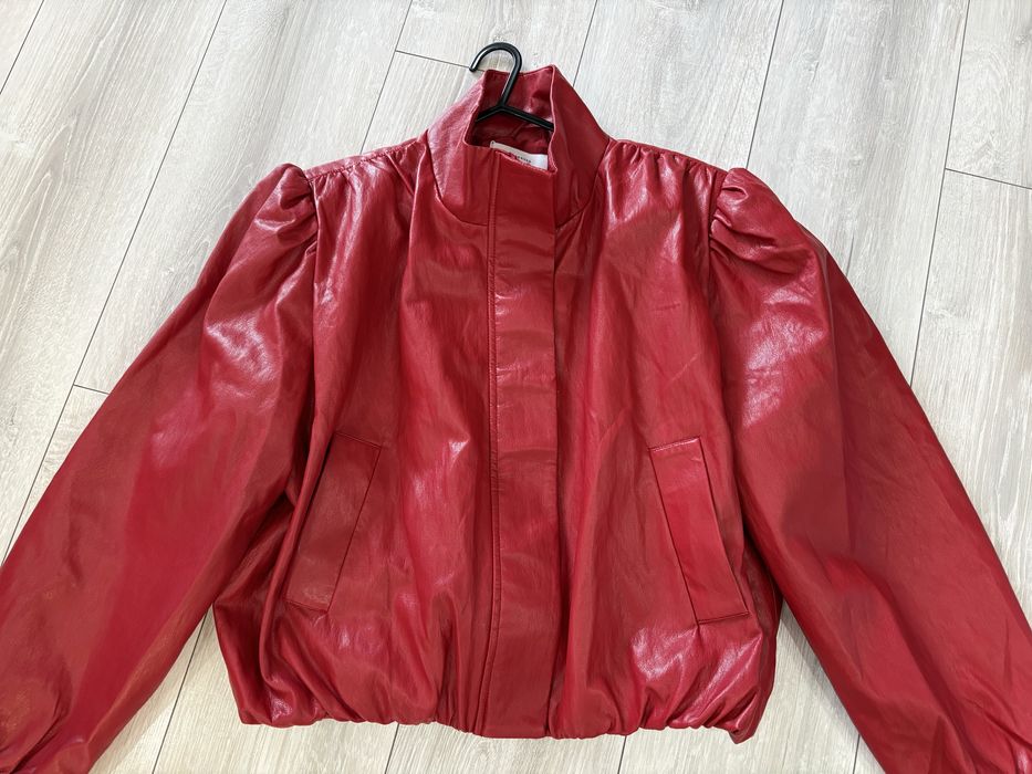 Страхотно червено кожено яке Reserved