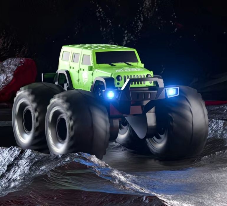 Джип амфибия на радиоуправлении, машинка на пульте управления