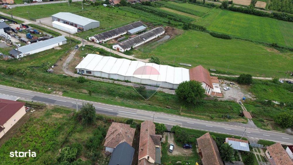 Spațiu industrial 1.242 mp de închiriat | Blăjel | Acces direct DN14A