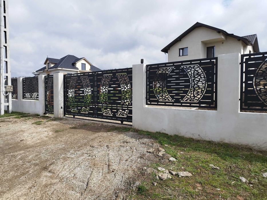 Porți din tablă decupată laser – 3 mm – Livrare în toată România