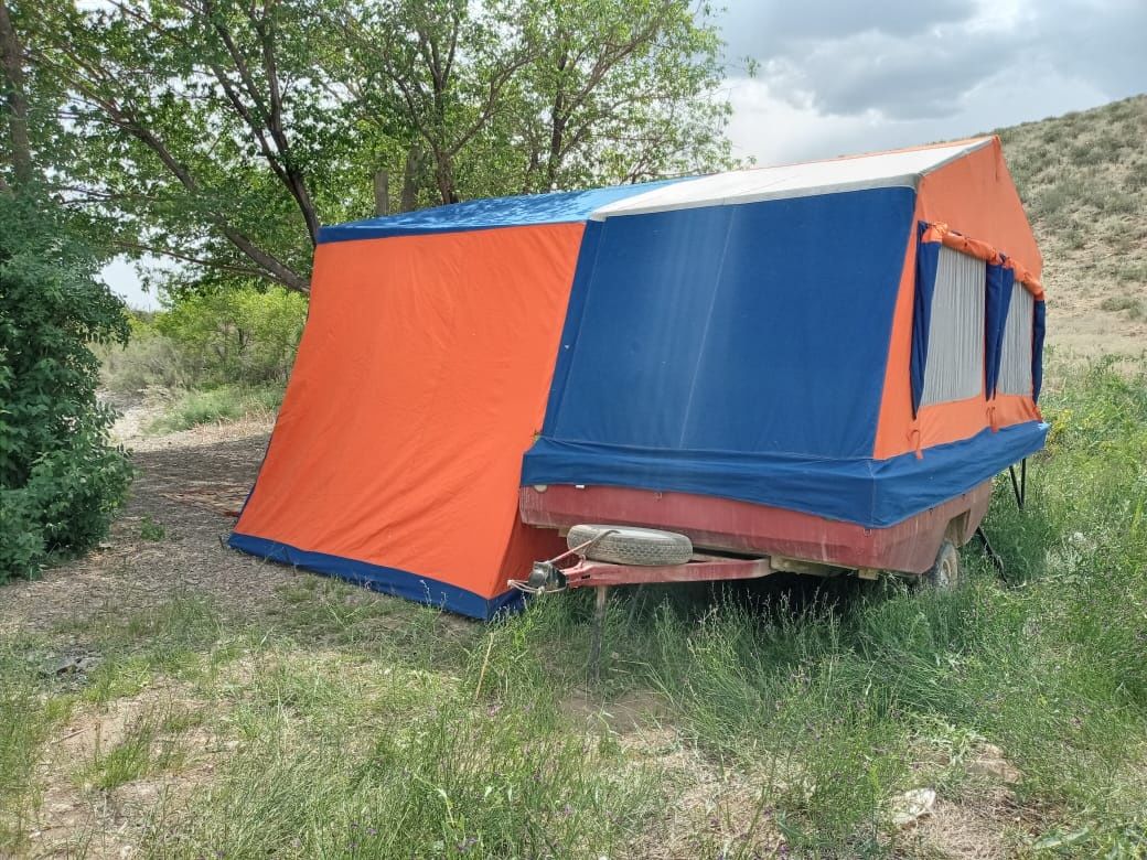 Прицеп-палатка родом из СССР, который продавался только по блату