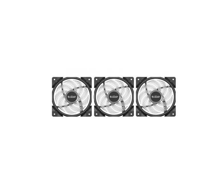 | Кулера для корпусов Комплект RGB Case fan PCCooler HALO FRGB 3in1
