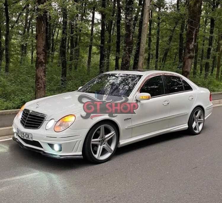 Тюнинг-Обвес на мерседес W211 AMG 6.3 рест Бампер/Пороги/Спойлер/Губа