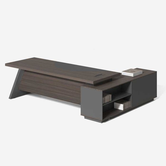 Бюро, Desk, Орех, Пдч, 180х180х160см.