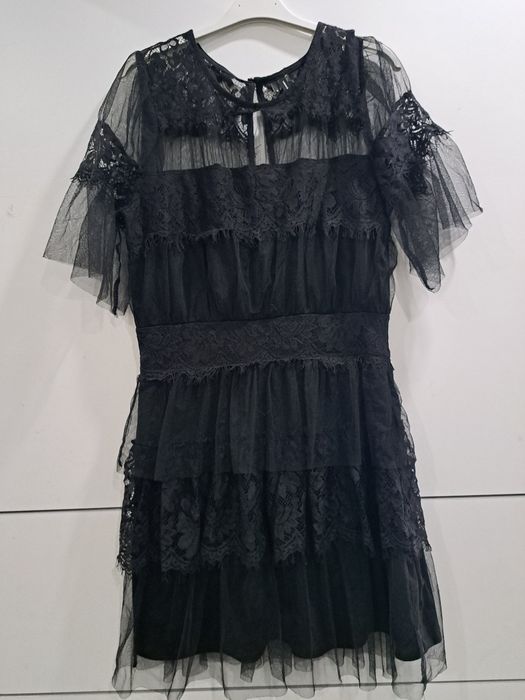 Vero moda рокля тюл и дантела р-р С/М И С