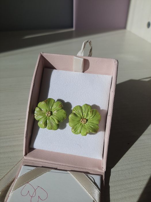 Обеци от полимерна глина