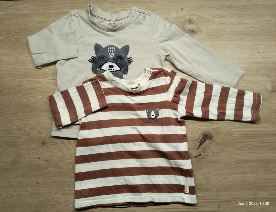 Лот от 6 броя бебешки дрехи CoolClub, момче 74-80см