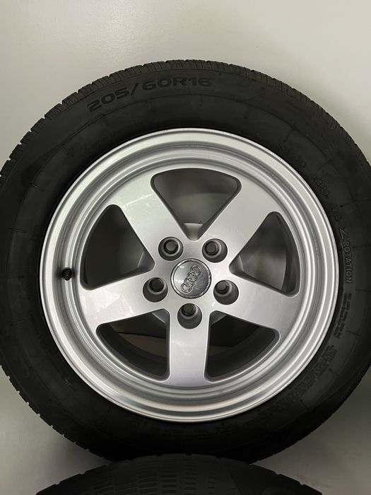 Оригинални джанти 16 цола 5х112 за Ауди А4 Б9 с гуми 205/60/16