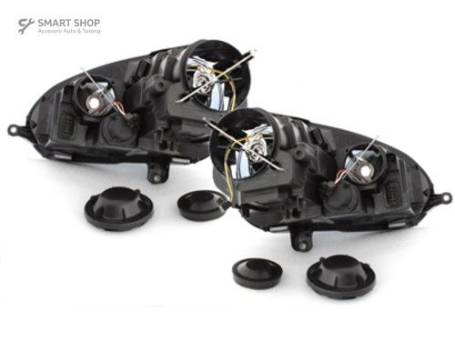 Faruri DEPO VW Golf V 5 (2003-2009) Jetta 3 (2003-2009) GTI Look Negru