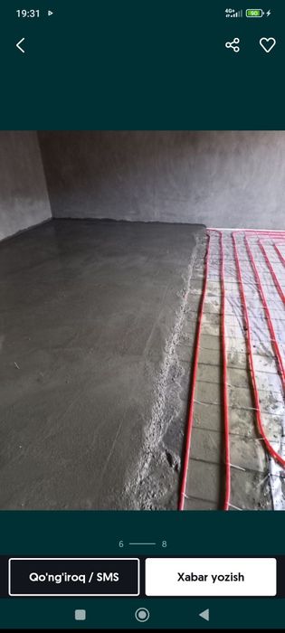 Styashka bardyor transha padval ishlari mavjud