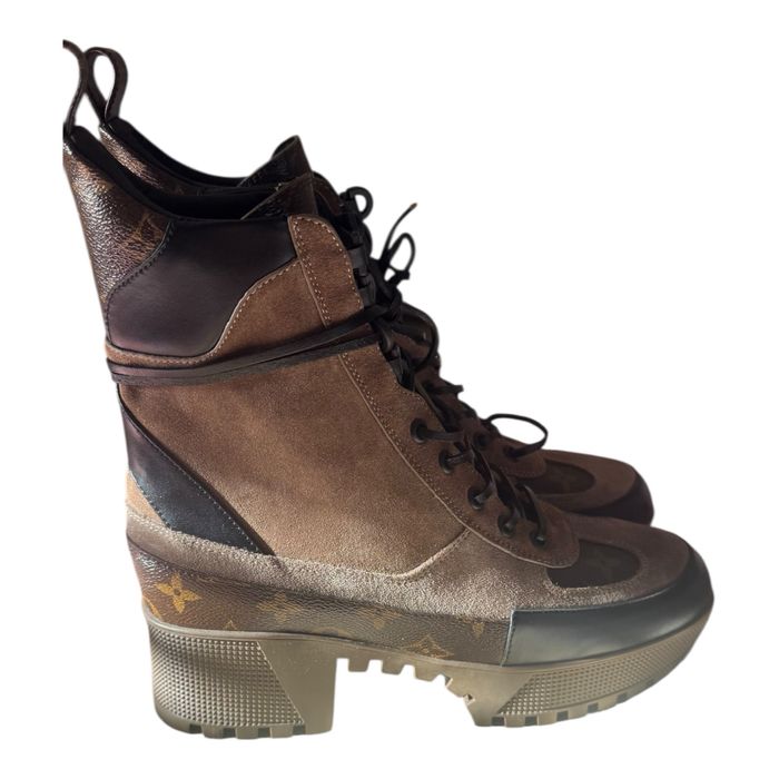 Боти от естествена кожа Louis Vitton