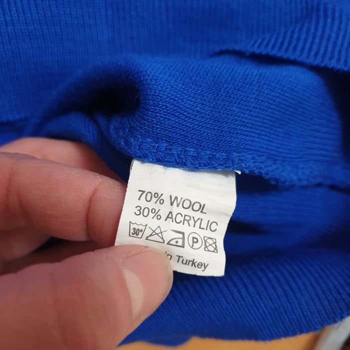 Bluza în anchior bărbați, albastru electric,mar L