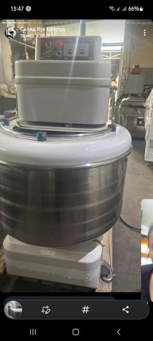 Тестомес спиральный для пекарни   Sigma Smy 160