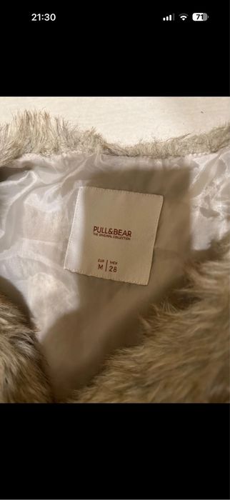 Vesta de blana de fete PULL&BEAR marimea M