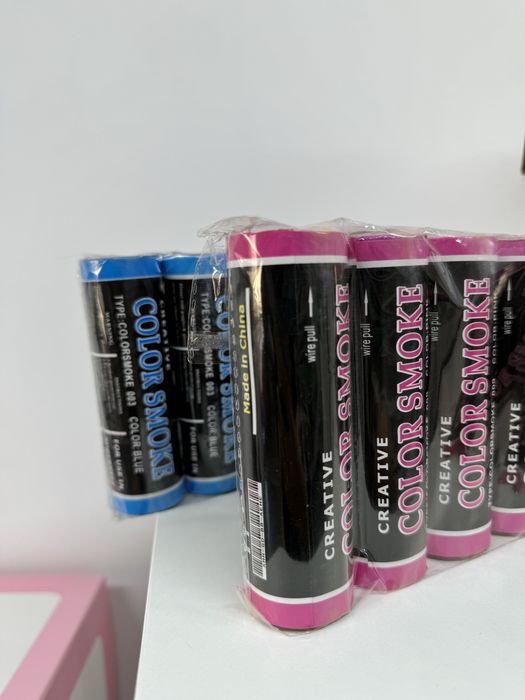 Гендер пати- банеры -цветной дым