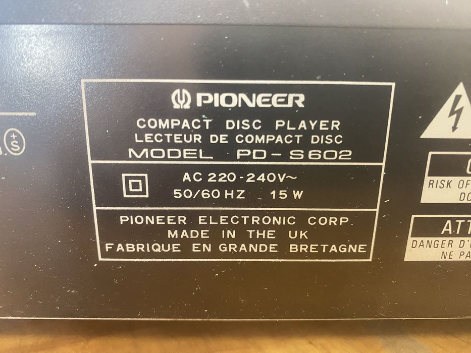 Cd-player pioneer PD S602