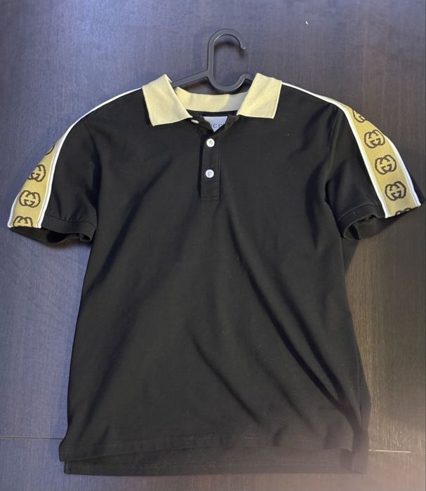 Compleu Gucci Polo Interlocking G Stripe