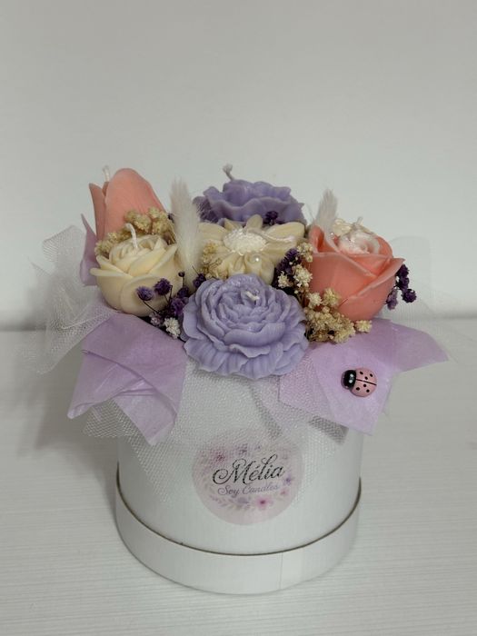 Букети от ароматни соеви свещи