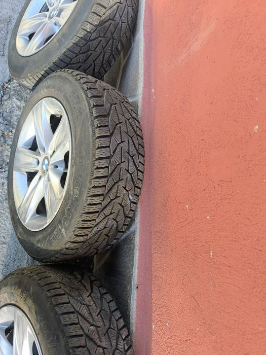 Джанти за BMW R16 5x120 + Гуми 205/60 R16 зимни