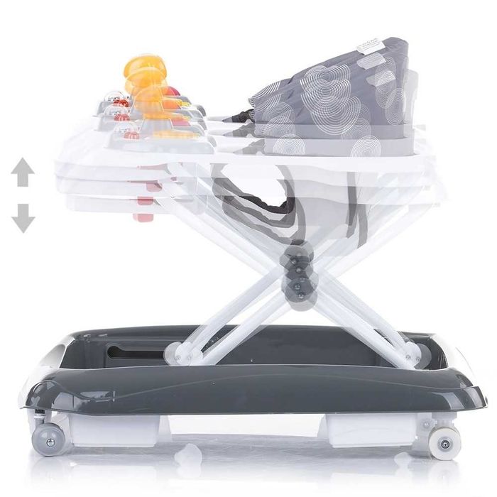 Rotobil Premergator Bebe Copil Baiat Baieti Fata Fete Gri Muzicuta