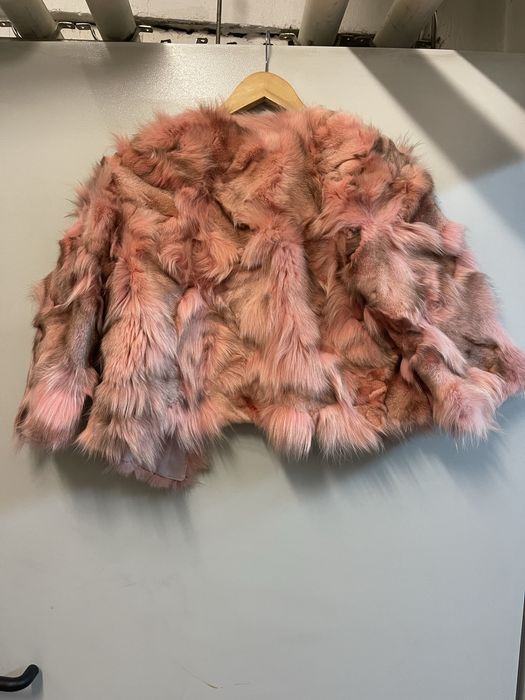 Haină de blană naturală de iepure