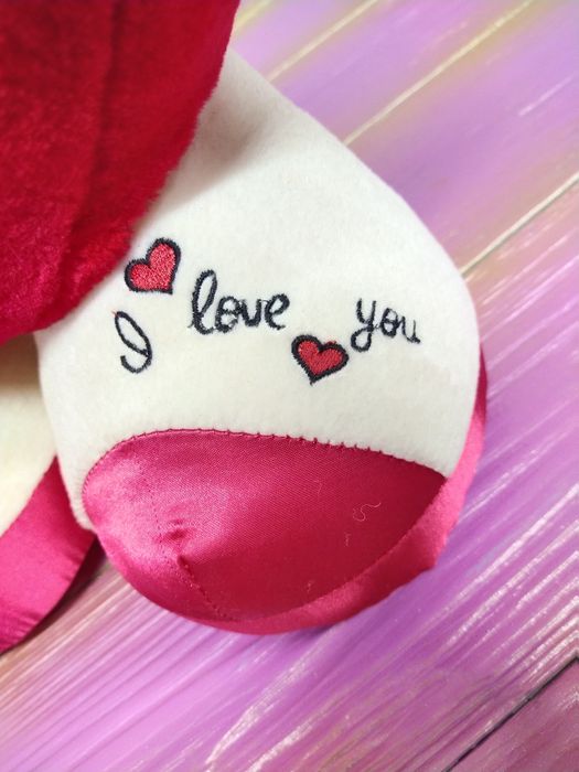 Мягкая игрушка в форме сердца. Германия.
