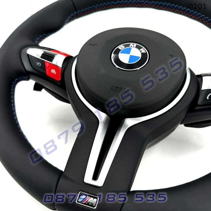 M Спорт волан BMW 1 F20 2 3 F30 4 X3 X4 X5 F15 X6 червени бутони бмв ф