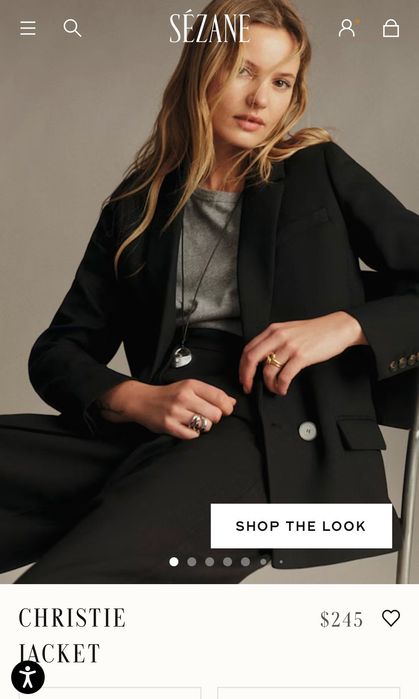 SEZANE сако вълна