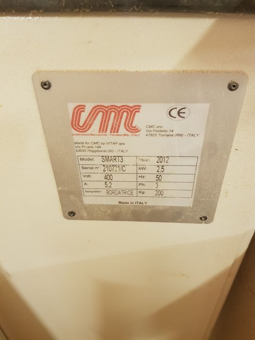 Masina de aplicat cant pe drept si curb, marca CMC
