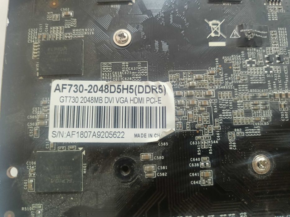 Продам видеокарту "AFOX GeForce GT 730".