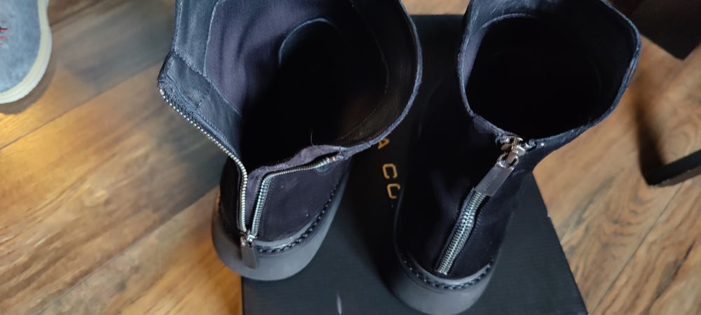 Ghete dama piele naturala Anna Cori,mărime 38 EU