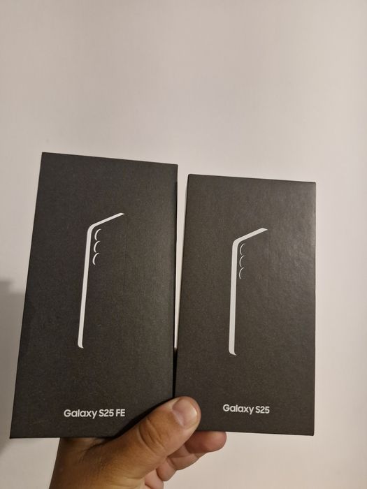 Samsung Galaxy S25/ S25 FE, 128 Gb, Negru, Nou , Sigilat