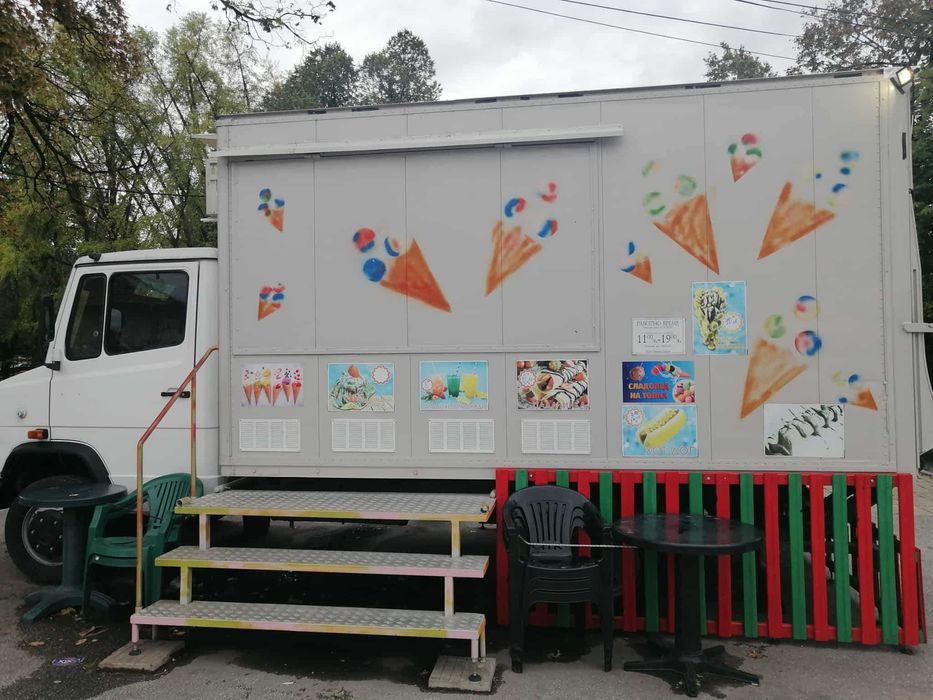 Търговски кемпер за бързо хранене