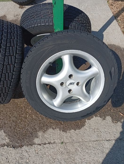 Jante aliaj cu cauciucuri 4x100 R15