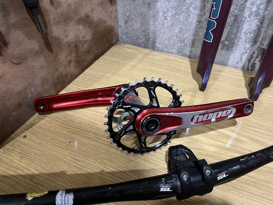 Dh части за колело вилка,,бар с лапа,,,плочи,курбели,скоба,водач