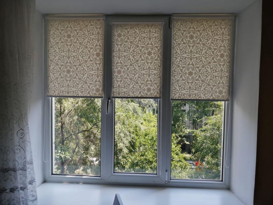 Жалюзи Алматы Ролл шторы День ночь Горизонтальные