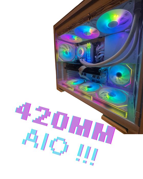 Безкомпромисен 2K Гейминг Компютър | i7 14700 | RX 7800 XT 16GB | 32GB DDR5 | 1TB NVMe