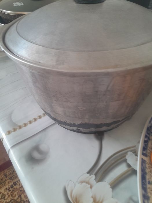 Казан чистый алюминиевый