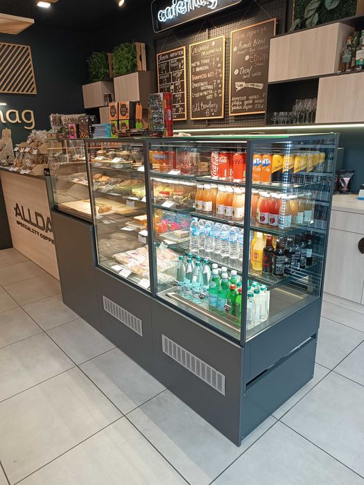 Топли Бен Мари и хладилни витрини за бързо хранене - по поръчка