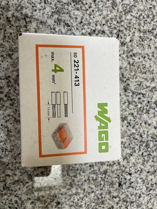 Клеми -Wago: КУТИЯ с 50 бр.3 проводни