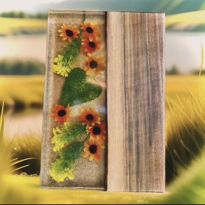 Дъски от орех и епоксидна смола