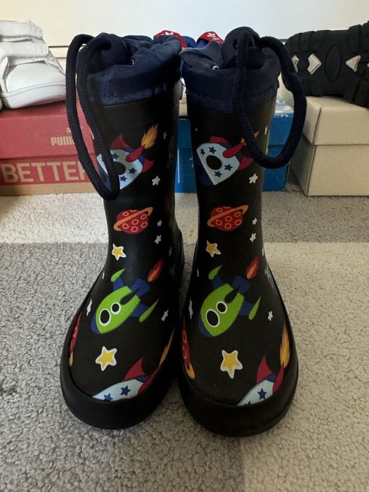 Детски обувки Puma, adidas, боти Lacoscki, Zara, гумени ботуши