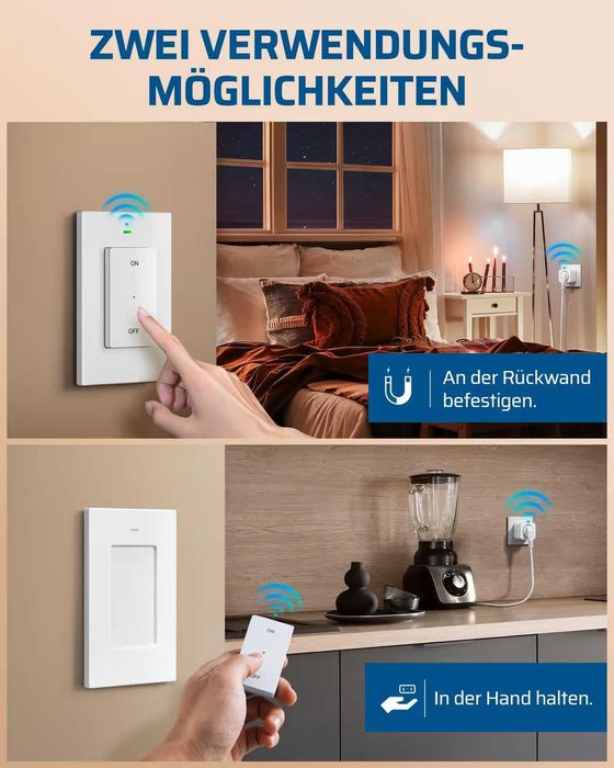 Prize wireless cu telecomandă 16A 3680W – Alb