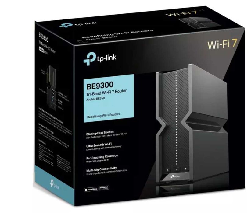 Рутер Wi-Fi 7 TP-LINK Archer BE550 Tri-Band