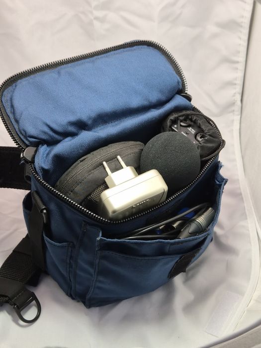 Trusa completa inregistrare audio - Tascam DR-40, microfon Audix f50, geanta Porta Brace, casti Sony