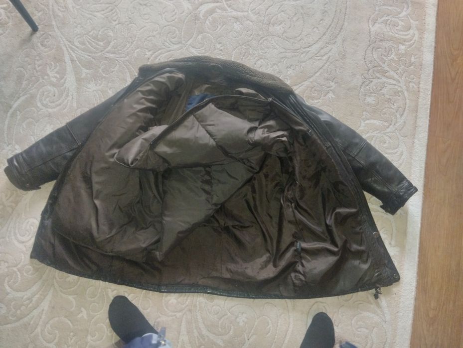 Кожаная куртка мужская