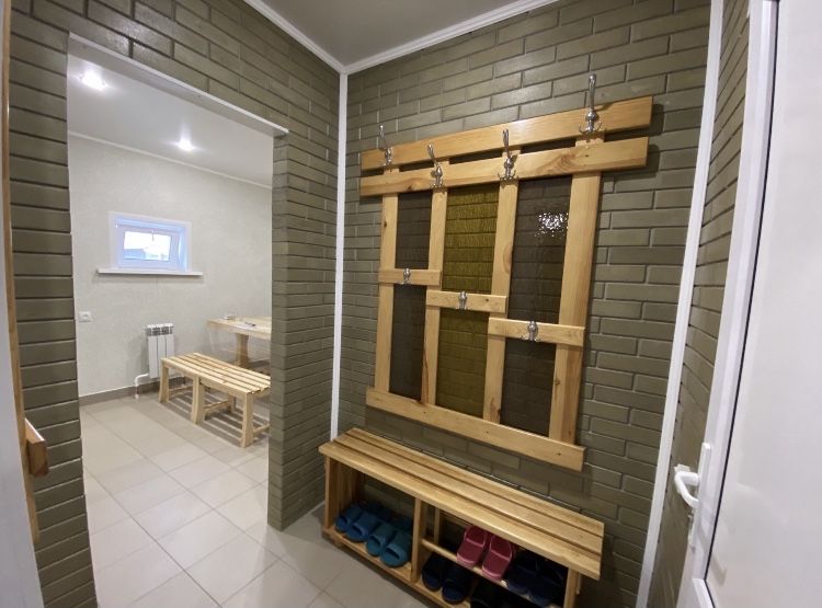 Новая баня на дровах